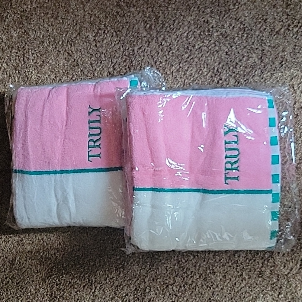 Truly beauty 2 signature terry oversized towels